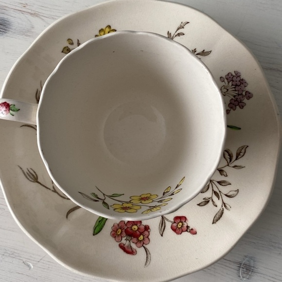 Vintage Spode Copeland England Tea Cup And Saucer Set "Gainsborough" - Picture 7 of 8